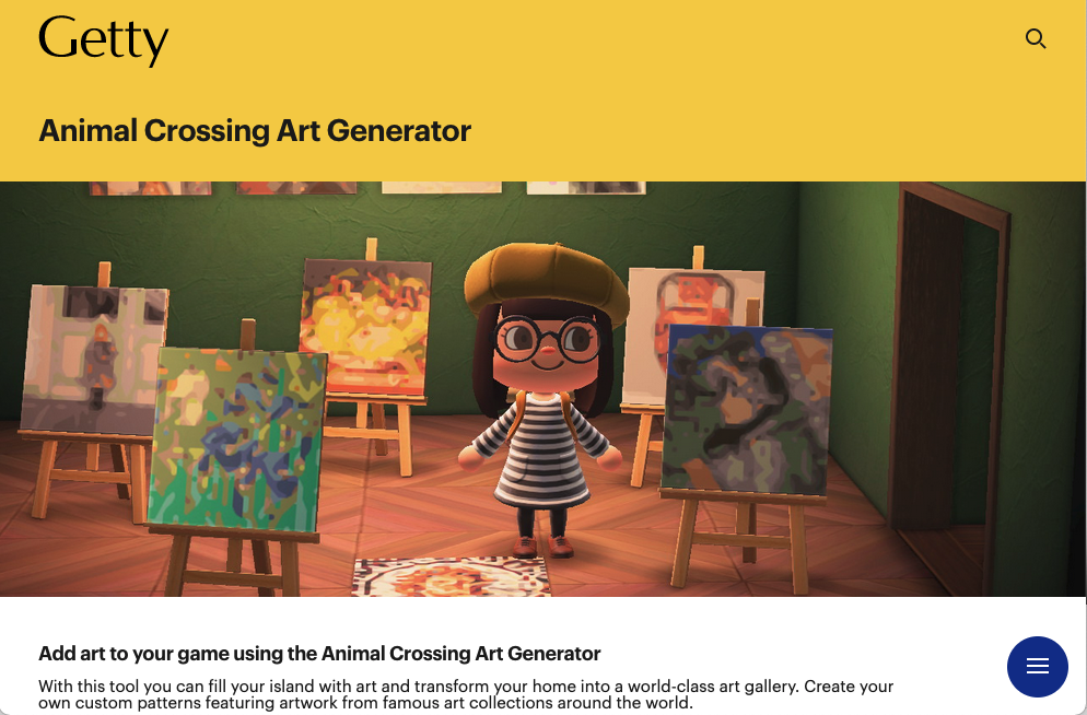 Animal Crossing Art Generator screenshot